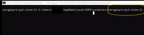 Make sure you are in cloned environment